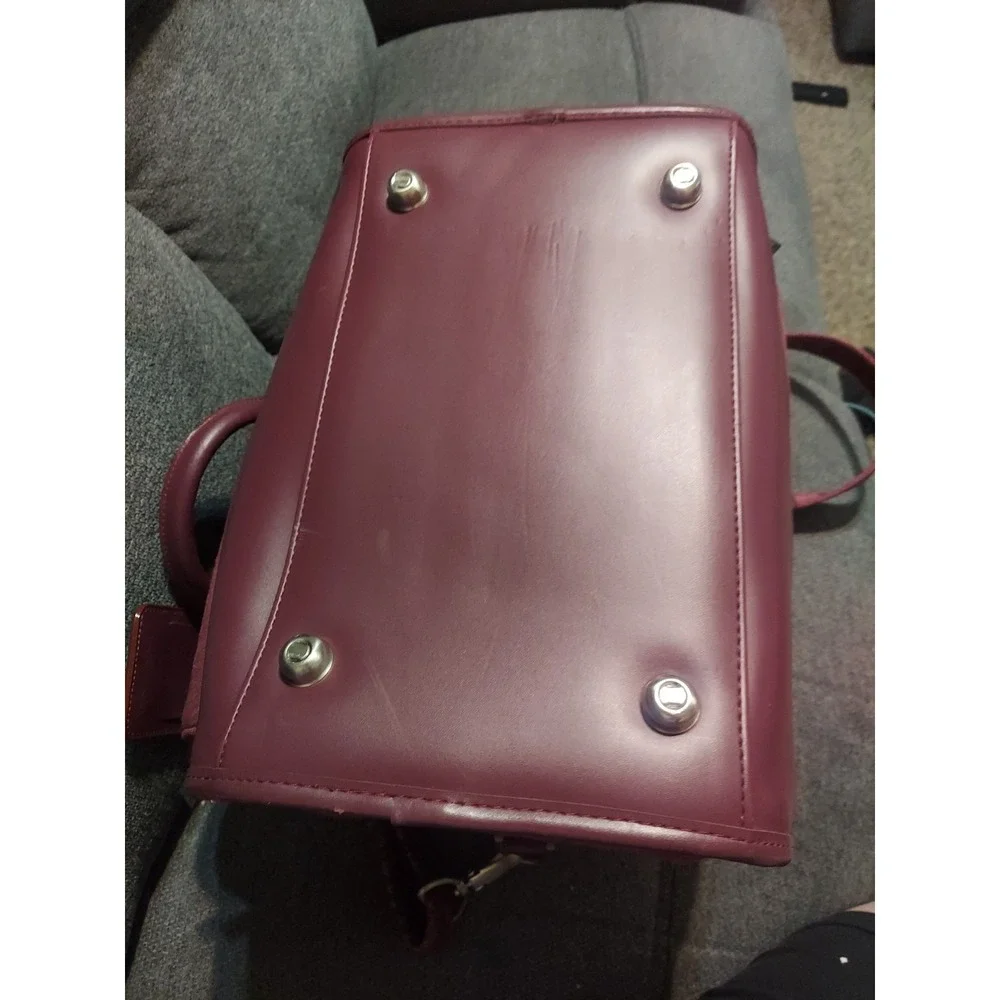 Vintage Mary Kay Travel Consultant Maroon Makeup Bag Tote Carry On Organizer